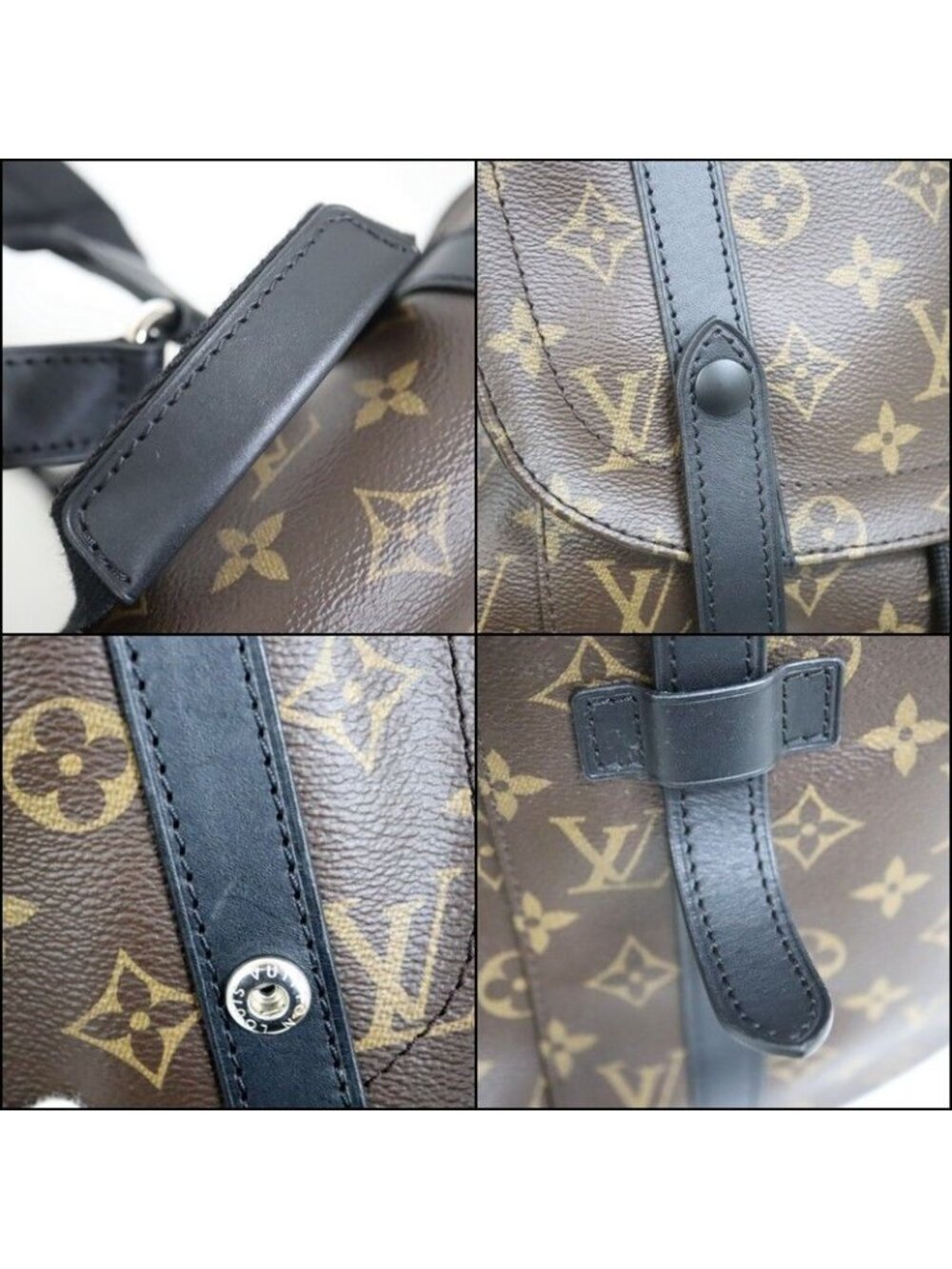 Louis Vuitton Christopher MM Backpack Monogram Macassar - Picture 6 of 7